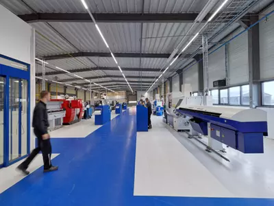 Production hall at Witec with CNC machining and turning equipment for serial manufacturing of precision metal components.jpg